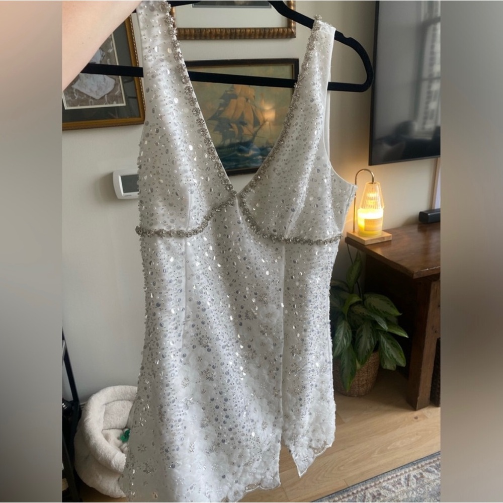 Self Portrait Dress - Perfect Bridal Mini - Picture 5 of 8